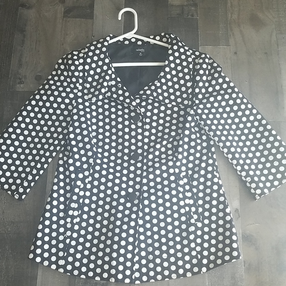 Polka dot spring jacket